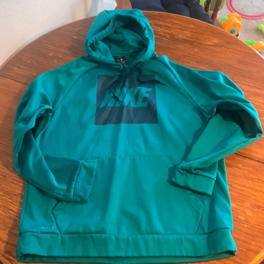 Extra large teal/green nike hoodie